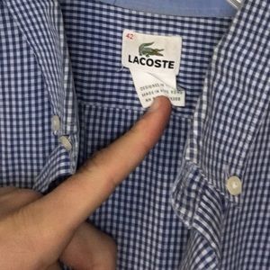Lacoste dress shirt